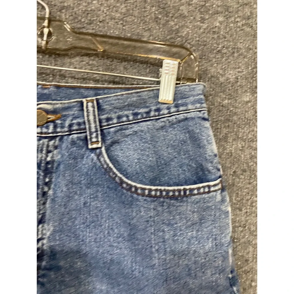 Riders by Lee Vintage High Waisted Denim Shorts Medium Wash Blue Cuffed Size 10